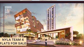 2BHK, 2.5BHK, 3BHK LUXURY FLATS FOR SALE BY NYLA TEAM4 II MIYAPUR II STARTS FROM 1CR II 9502542081