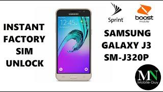 SIM Unlock Sprint / Boost / Virgin Samsung Galaxy J3 For Use On GSM Carriers!
