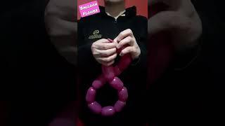 How to Make a Balloon Flower #balloondecorationideas #balloonflower #ballooncrafts