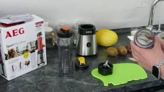 AEG SB 2500 Mini Sport Mixer [4K] Deutsch Smoothie Maker Mixer