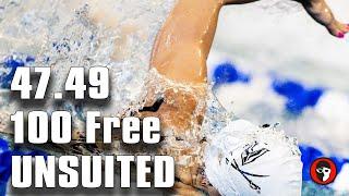 Kate Douglass 47.49 100 Free, NEW POOL RECORD - 2022 Virginia VS Florida Dual Meet