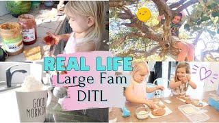 DAY IN THE LIFE! LARGE FAMILY HOMESCHOOL MOM! INTENTIONAL PARENTING TEACHING LIFE SKILLS ||VLOGMAS