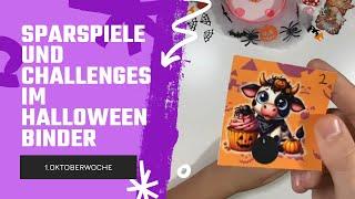  Sparspiele & Challenges | 1. Oktoberwoche | 200 EUR Sparbudget | Lu führt Regie #umschlagmethode