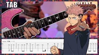 [TAB] Jujutsu Kaisen - OP1 Kaikai kitan Cover | Guitar Tab | Lesson | Tutorial