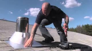 Duravent Chimney Pipe - How to install a Duravent Chimney Roof Flashing