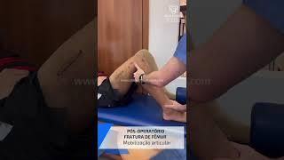 FRATURA FÊMUR #fisioterapia #posoperatorio #saude #reabilitação #atleta #sports #shorts #femur