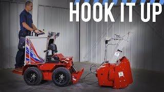 How To Hook Up Attachments To The Sidewalk Snow Vehicle