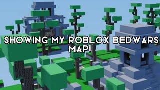 Showing my Roblox bedwars map! ( it was cool  )
