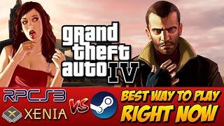 RCPS3 VS Xenia VS PC (Steam) | Grand Theft Auto IV (GTA 4) | Best Way to Play GTA 4 on PC