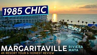 MARGARITAVILLE ISLAND RESERVE Riviera Maya, Mexico  4K Resort Tour & Review  AI a la 1985!