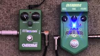 Maxon OD808 Vs Visual Sound Route 808 Overdrive Pedal Shootout With Single Coils