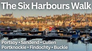 A STUNNING Scottish coastal walk through six historic fishing harbours & a race against the sunset!