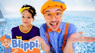 Explore the Color Factory with Blippi & Meekah!  |  Educational Videos For Kids