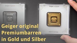 Geiger original Premiumbarren // Qualität im Quadrat