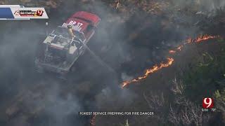 Oklahoma Forestry Service Gearing Up For High Fire Danger On Wednesday