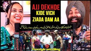 Punjabi Reaction on Freestyle wrestling masters Saleem Albela and Goga Pasroori | PunjabiReel TV