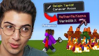 Minecraft ama BAŞARIMLAR OP EŞYA VERİYOR!