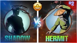 SHADOW FIGHT 2 : OLD SHADOW️VS OLD HERMIT  WHO IS THE BEST BOSS OF OVERWORLD 