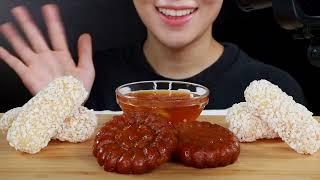 ASMR Korean Traditional Desserts | Yakgwa and Yugwa | No Talking Eating Sounds | MINEE EATS