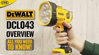 Dewalt DCL043 18V XR LED Spotlight - Quick Overview