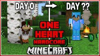 Minecraft but I only Have 1 Heart...