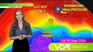 14-15 September 2024 | Vox Weather WEEKEND Forecast