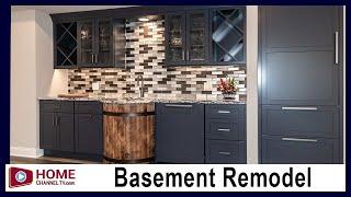 Basement Remodel with Custom Kitchenette - Basement Remodeling - Renovation Ideas | Interior Design