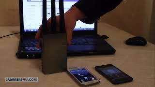  3G 4G Android phone jammer test demo video review