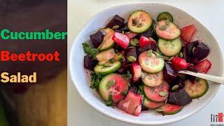 Cucumber beetroot salad recipe | tips n recipes