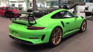 2019 Porsche 911 GT3 RS - Lizzard Green with Gold Wheels