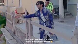 Groom Surprises Bride with Bollywood Dance at Mehendi!