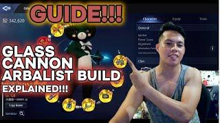 MIR4 GLOBAL | GUIDE FOR ARBALIST GLASS CANNON BUILD EXPLAINED BY 500 PLAYS