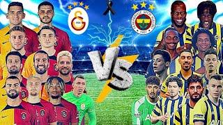 GALATASARAY VS FENERBAHÇE Karşılaştırması | Gs vs Fb Büyük Derbi 