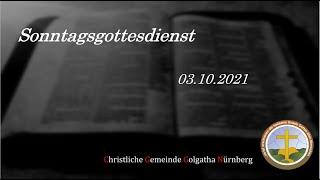 Gottesdienst 03.10.2021  |  Deutsch