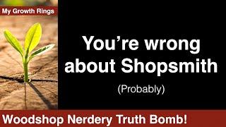 A Case for Multipurpose Tools, like Shopsmith: My Favorite Outtake