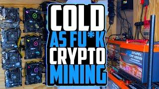 Almost too cold for Crypto Mining on Solar...