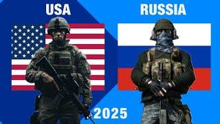 USA vs Russia Military Power Comparison2025 |Russia vs USA Military Comparison2025