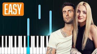 Maroon 5  -"Help Me Out" ft. Julia Michaels  EASY 100% EASY PIANO TUTORIAL