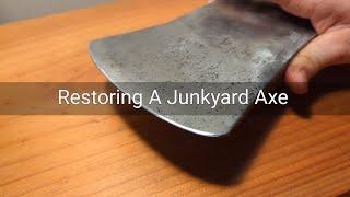 From Rusty Trash To Working Axe | Andy Spoons