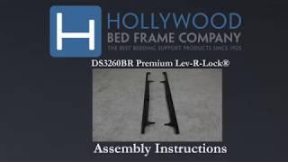 Hollywood Bed Frame  3260BR Assembly