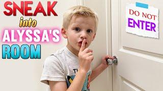 Sneaking into Alyssa's Room to Get Her SLIME!!