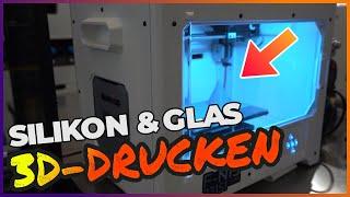 Glas und Silikon Objekte im 3d Druck verfahren herstellen