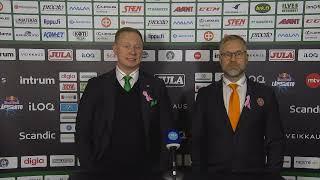 Lehdistötilaisuus Ilves-HPK 22.10.2024