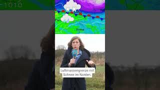 Luftmassengrenze ab Wochenmitte #wetteronline #wetter #schnee