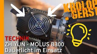 Zhiyun Molus B-300! Dauerlicht in Einsatz  Krolop&Gerst