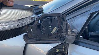 How to remove side mirror indicator turn signals on your Mercedes Benz C300 W204
