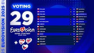 Eurovision 2025: YOUR VOTING (TOP 29) [NEW]