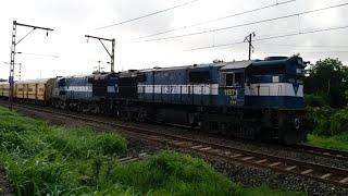 Twin Alco Power | GTL WDM3D Twins hauled | Rajkot - Secundarabad Festival Special