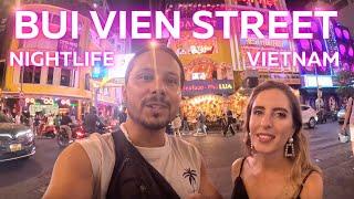 Nightlife in Vietnam -  Bui Vien Street 2024 ( Ho chi Minh city, Saigon )