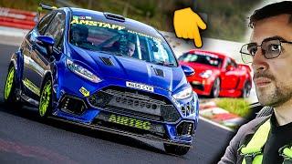 WRC Mode! 400hp Ford Fiesta ST x Porsche GT4 MR! // Nürburgring